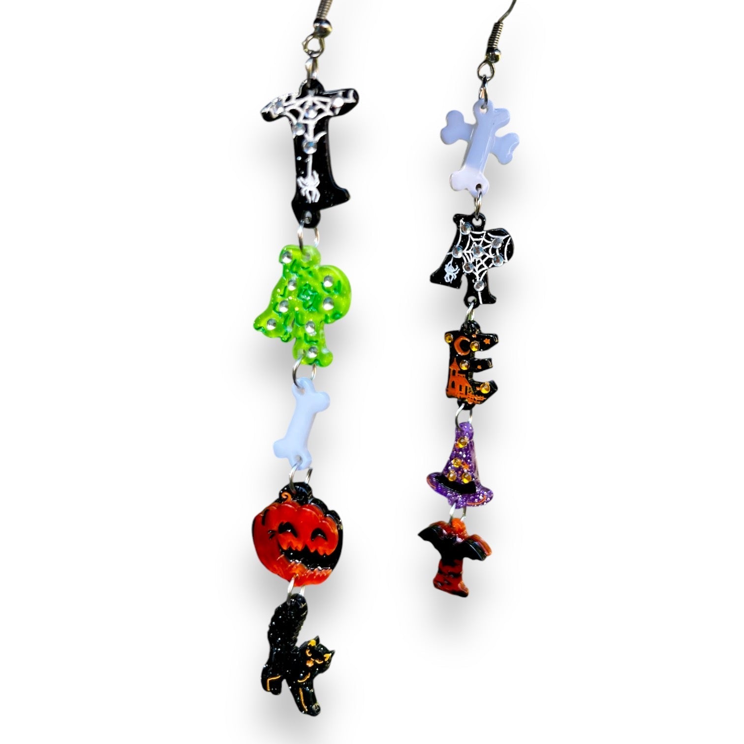 Trick or Treat Earrings by Lipstick & Chrome Quirks!