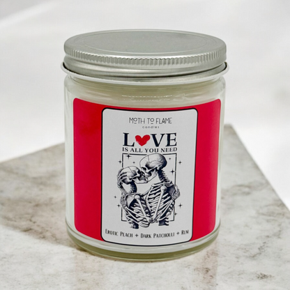 Love Is All You Need – 7 oz Candle Moth to Flame Candles