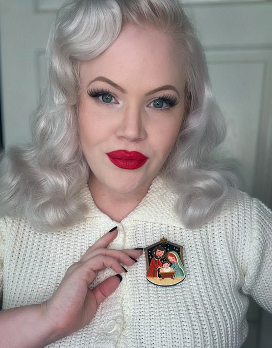 Holy Night Brooch by Laliblue x Lipstick & Chrome Quirks!