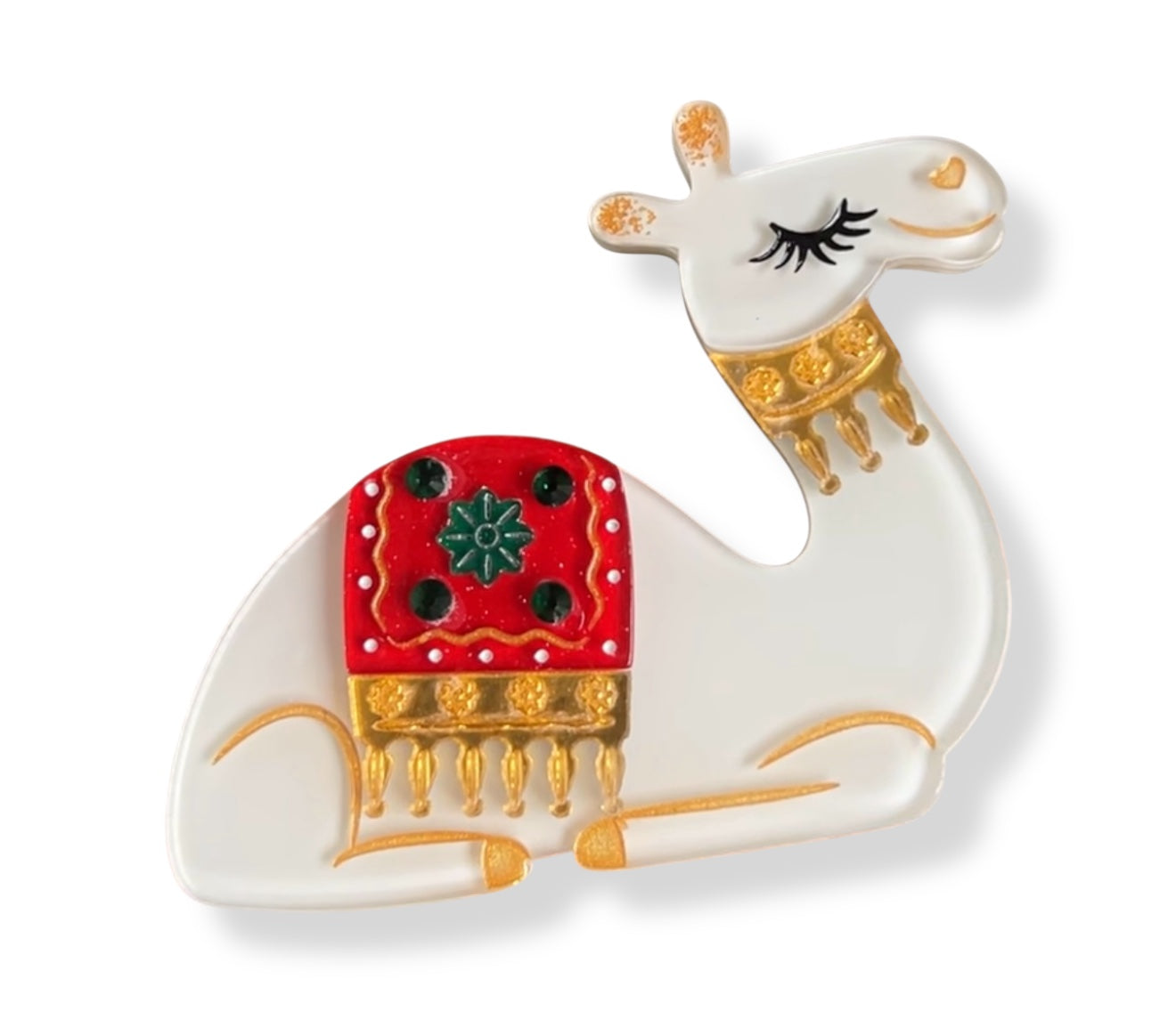 Desert Dreams Camel Brooch by 50's Vintage Dame x Lipstick & Chrome Quirks!