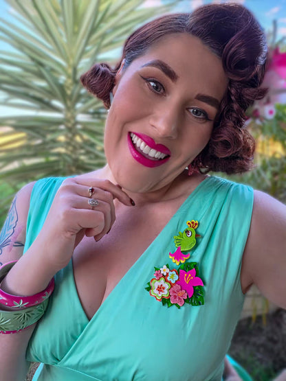 Floral Fantasy Brooch by Miss Fluff x Lipstick & Chrome
