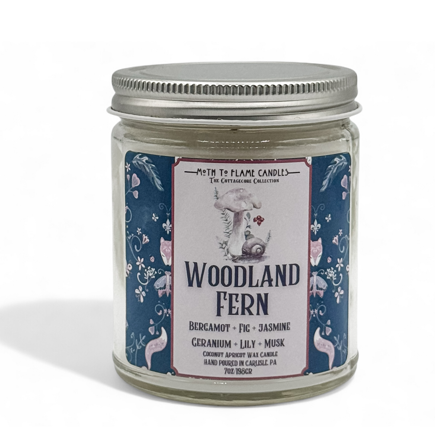 Woodland Fern – 7 oz Candle Moth to Flame Candles