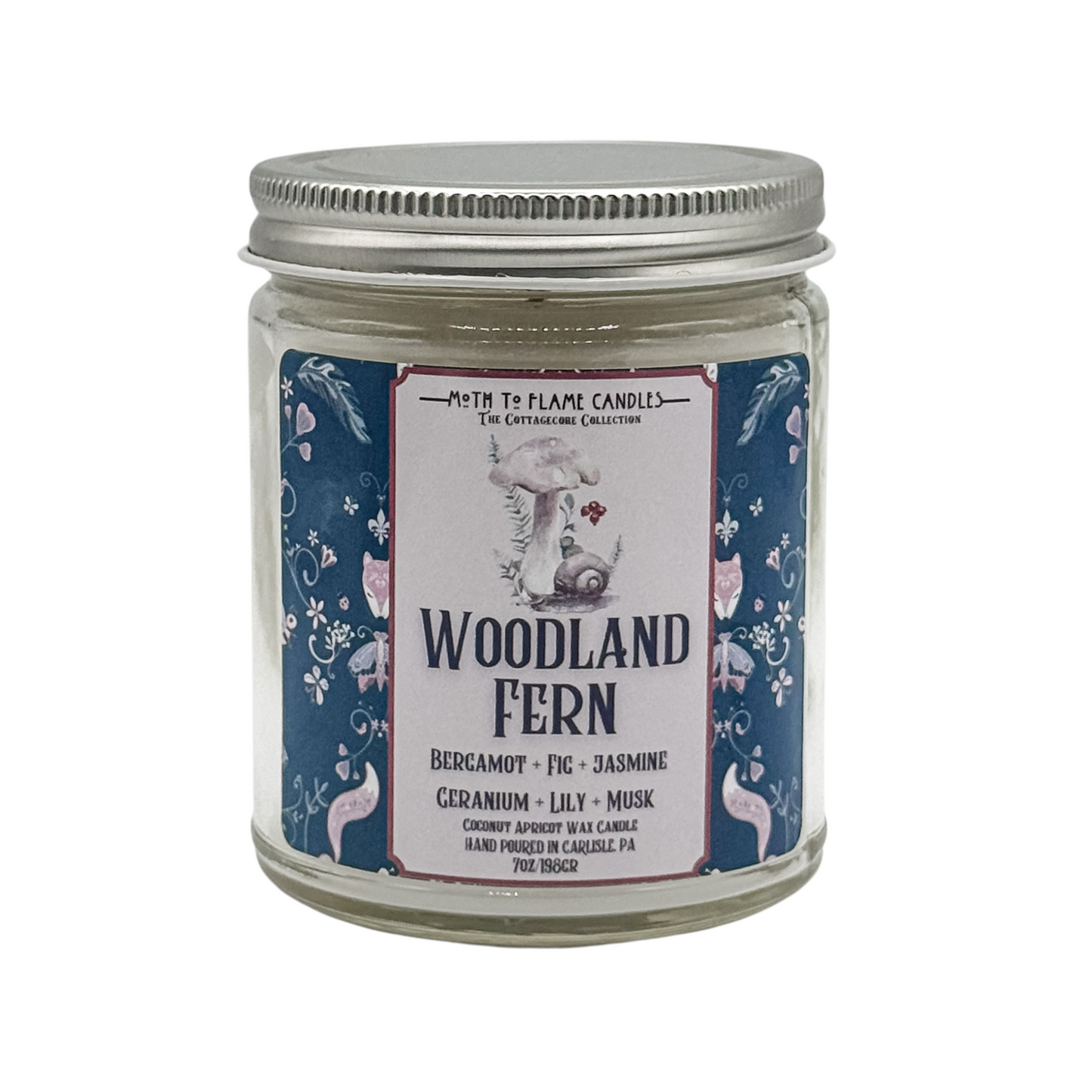 Woodland Fern – 7 oz Candle Moth to Flame Candles
