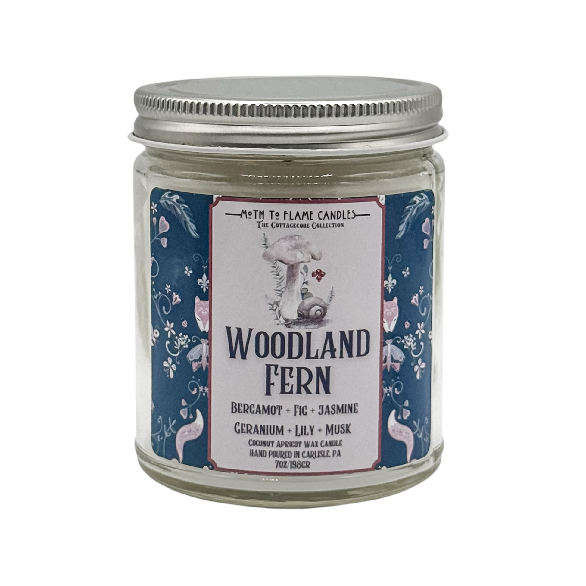 Woodland Fern – 7 oz Candle Moth to Flame Candles