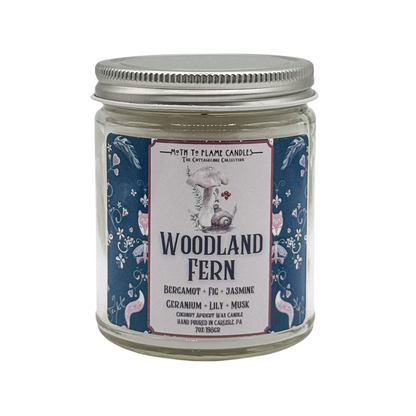 Woodland Fern – 7 oz Candle Moth to Flame Candles