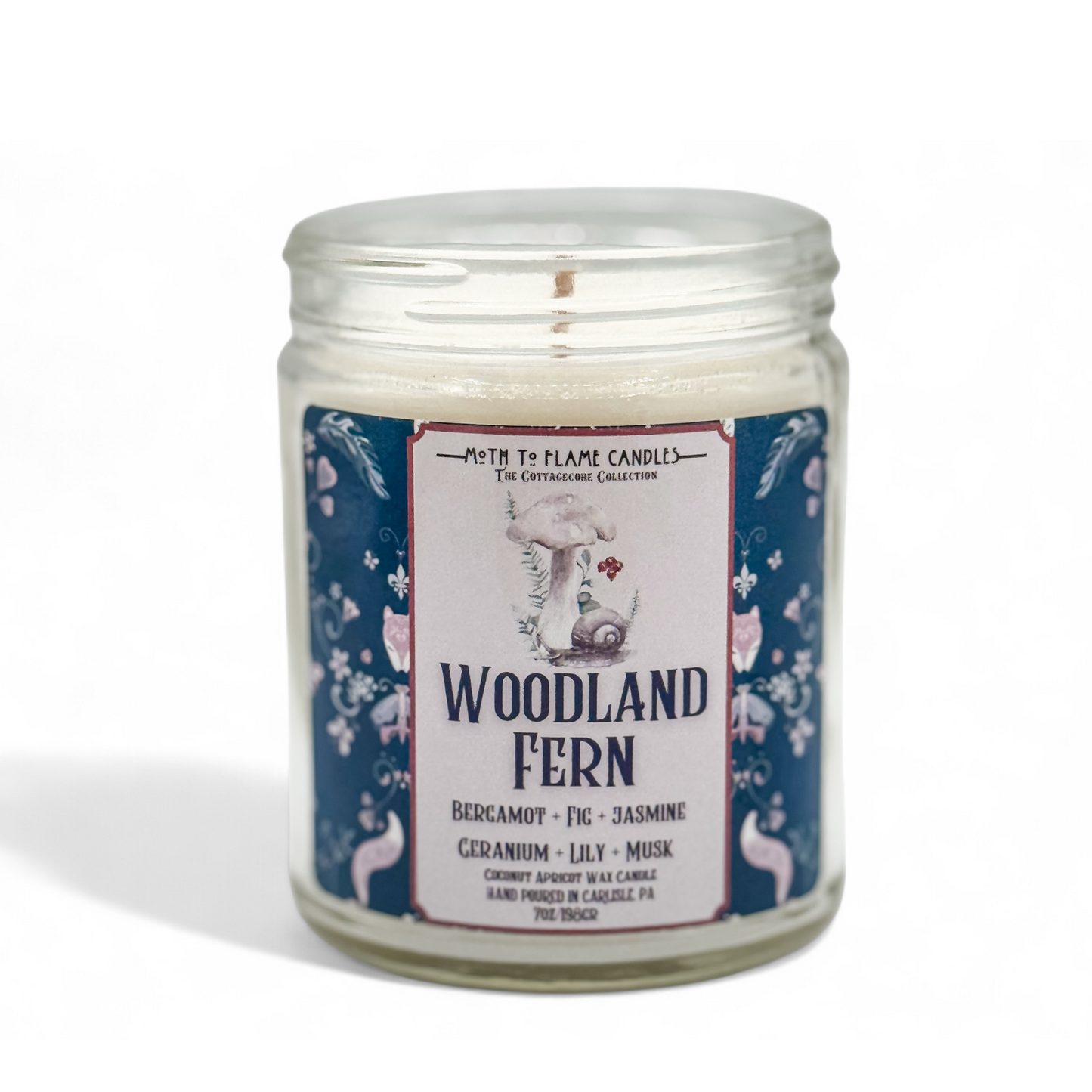 Woodland Fern – 7 oz Candle Moth to Flame Candles