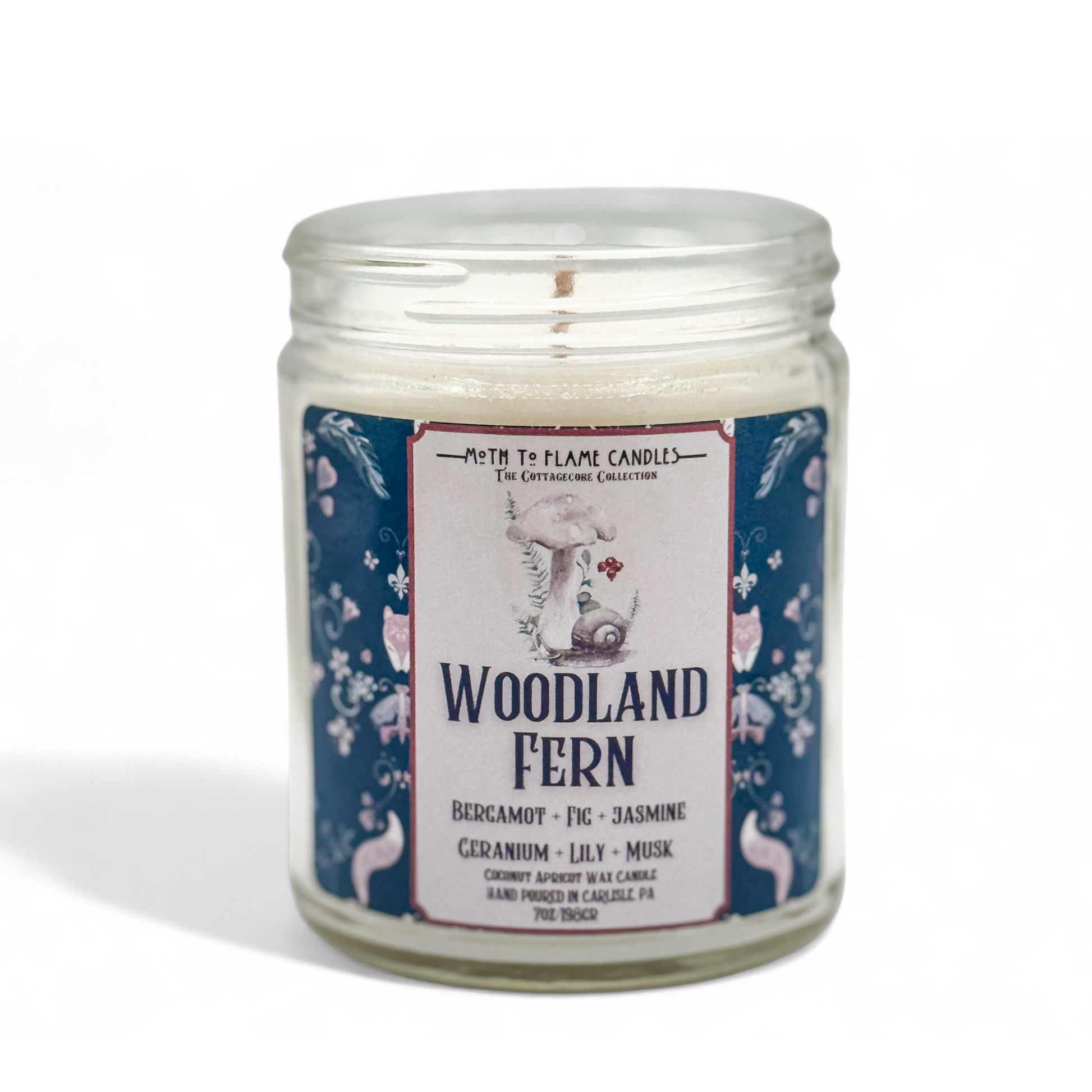 Woodland Fern – 7 oz Candle Moth to Flame Candles