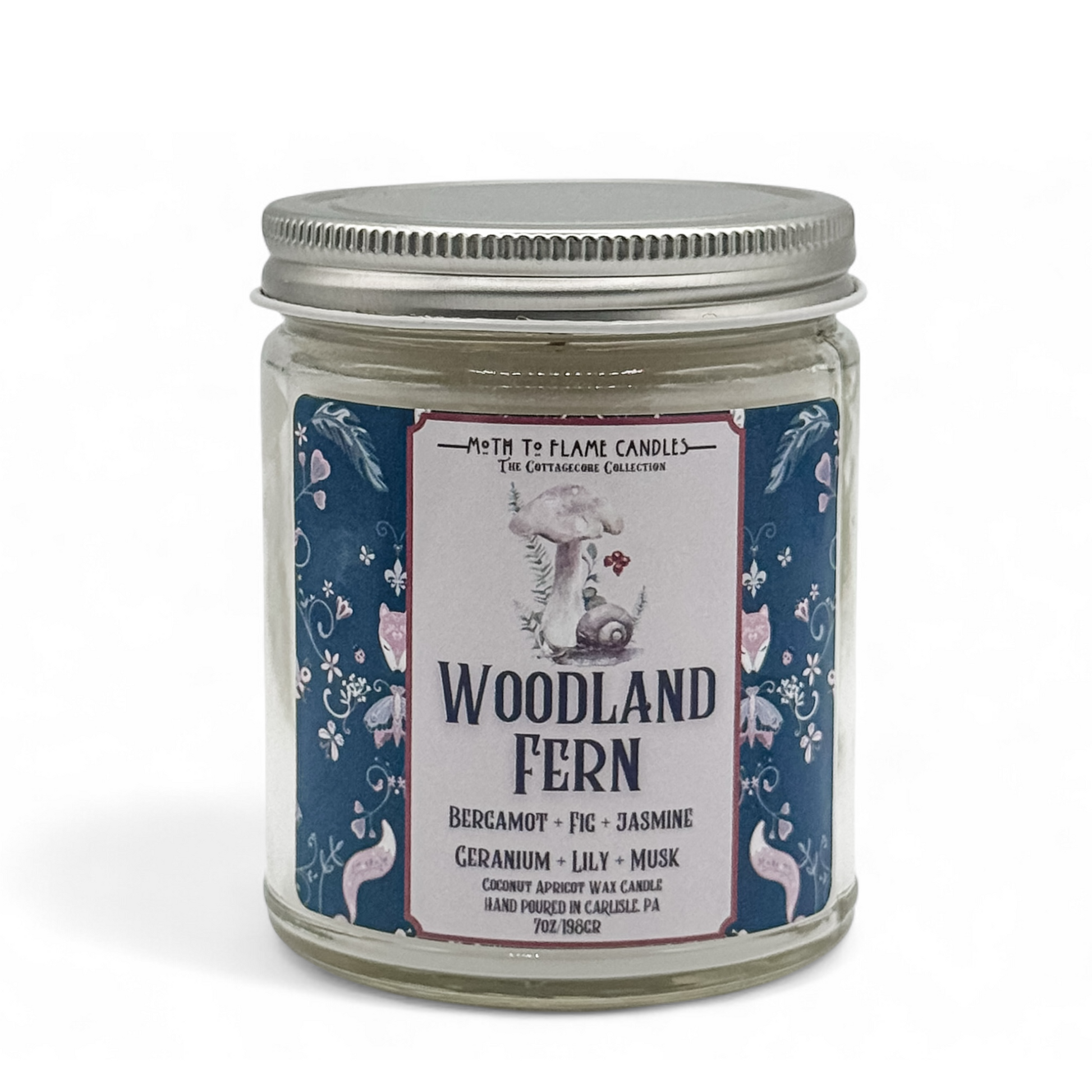 Woodland Fern – 7 oz Candle Moth to Flame Candles
