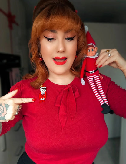 Merry Mischief Brooch by 50's Vintage Dame x Lipstick & Chrome