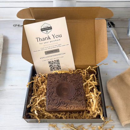 Artisan Ravioli Mold – Solid Wood, Detailed Design