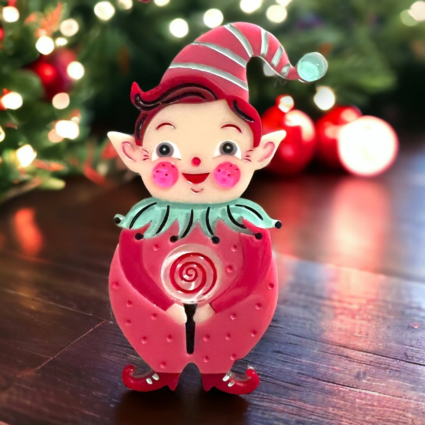 PINK North Pole Apprentice Brooch Johanna Parker x Lipstick & Chrome Quirks!