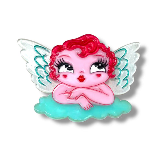 Mini Matchmaker Brooch by Miss Fluff x Lipstick & Chrome Quirks!