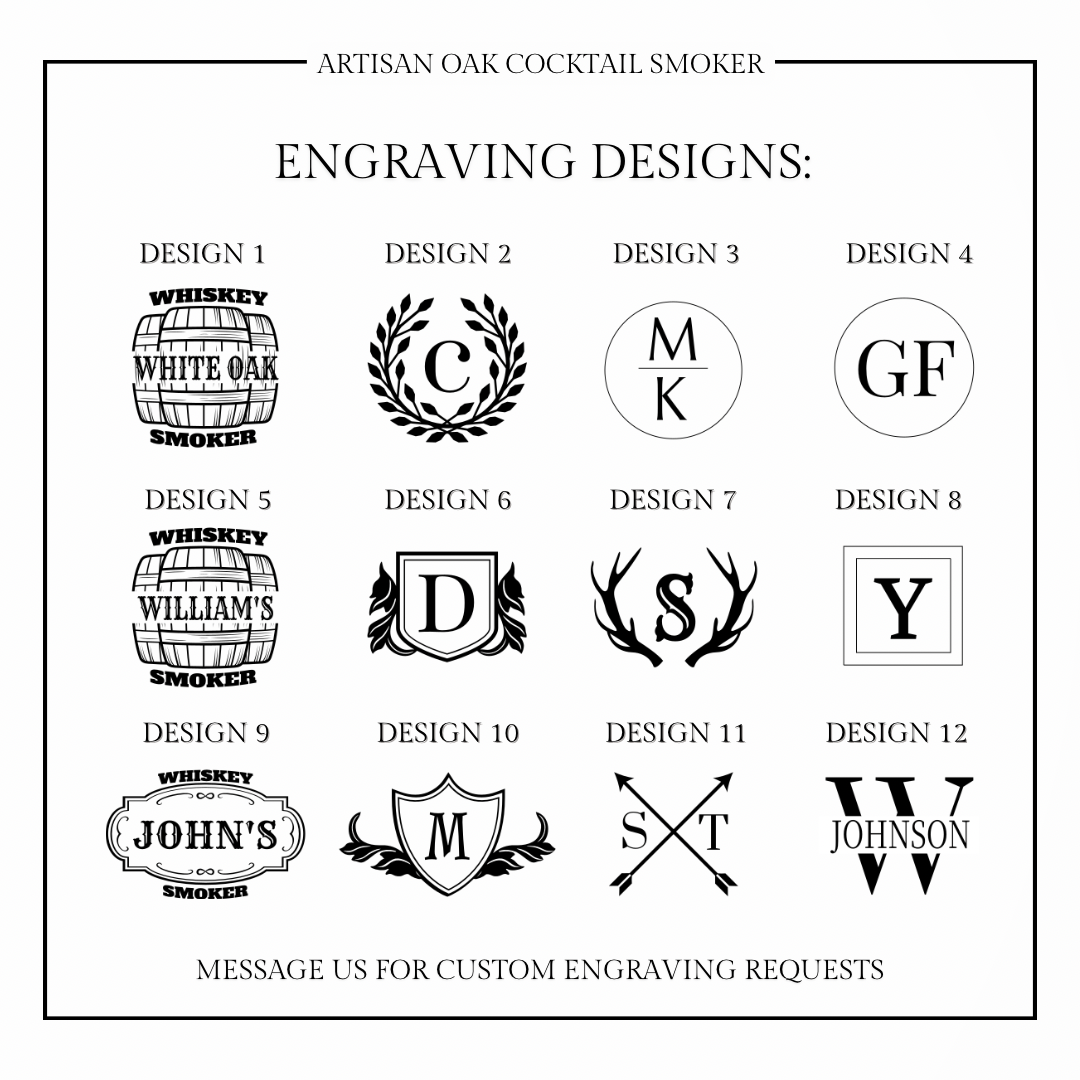 Personalized Cocktail Smoker Kit