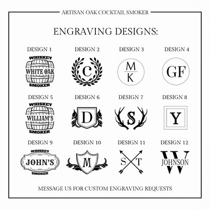 Personalized Cocktail Smoker Kit