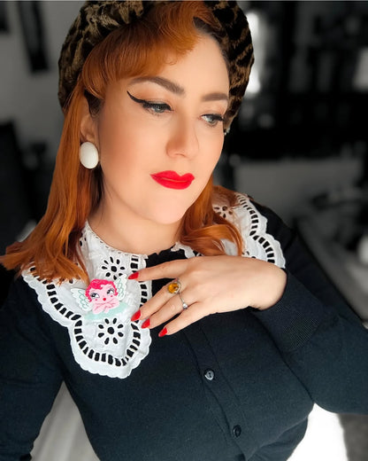 Mini Matchmaker Brooch by Miss Fluff x Lipstick & Chrome Quirks!