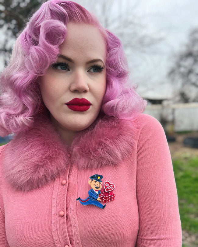 Valentine's Happy Mail Earrings by 50's Vintage Dame x Lipstick & Chrome Quirks!