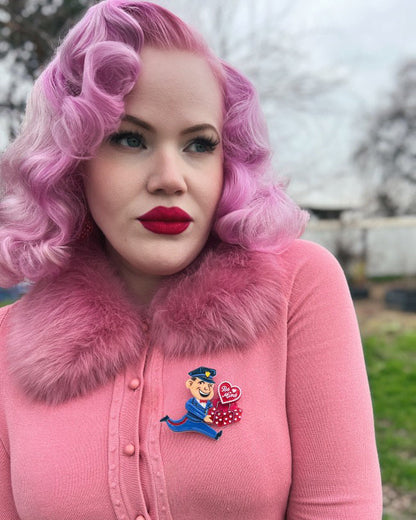 Valentine's Happy Mail Earrings by 50's Vintage Dame x Lipstick & Chrome Quirks!