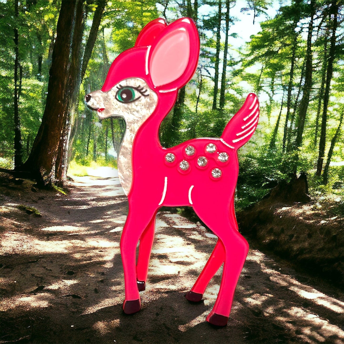 Fawntasia Brooch by Lipstick & Chrome x Candy Doll Club Quirks!