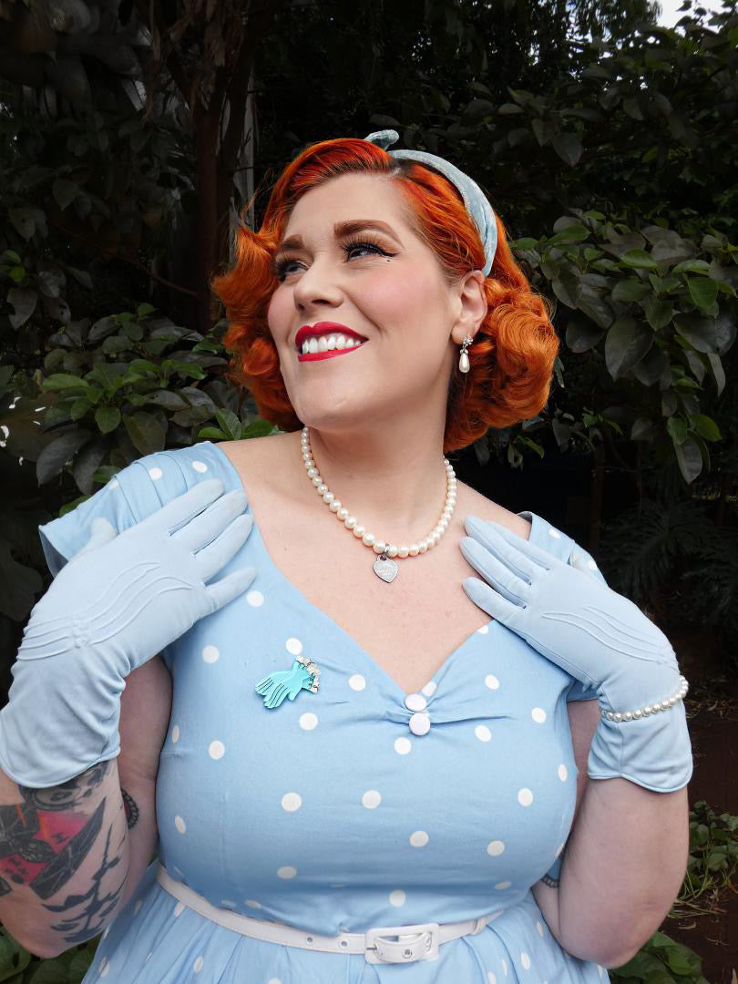 High Society Hands Mini Brooch by Asia Ellington x Lipstick & Chrome Quirks!