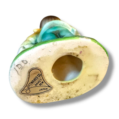 Vintage Mid-Century Ceramic Boy and Girl Figurine Set Quirks!