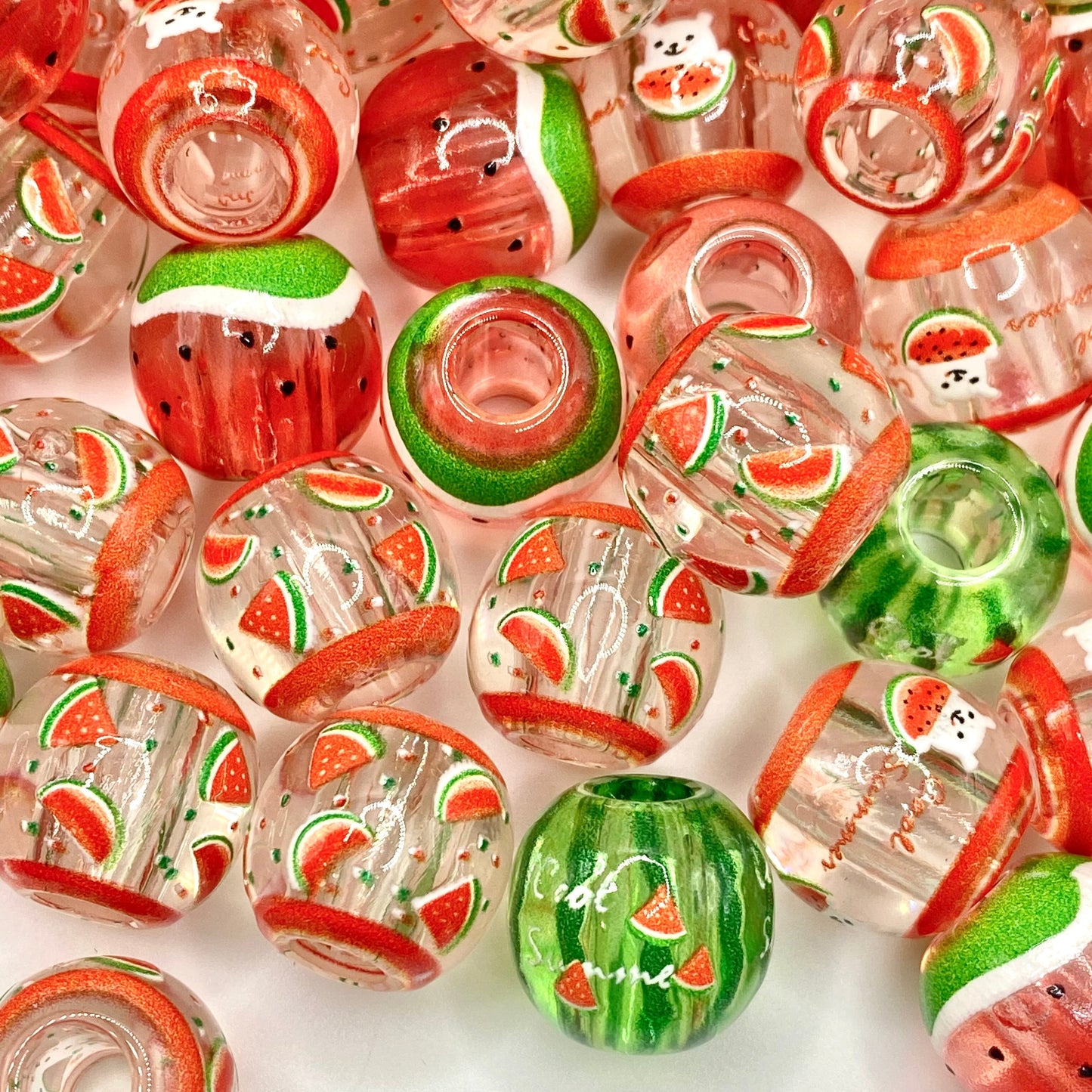 I Love Summer so Berry Much Acrylic Beads Emerald City Beads & Supplies