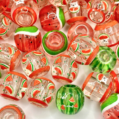 I Love Summer so Berry Much Acrylic Beads Emerald City Beads & Supplies