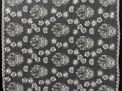 Hibiscus Tonga Seal Lace | Islands Fabric Islands Fabric