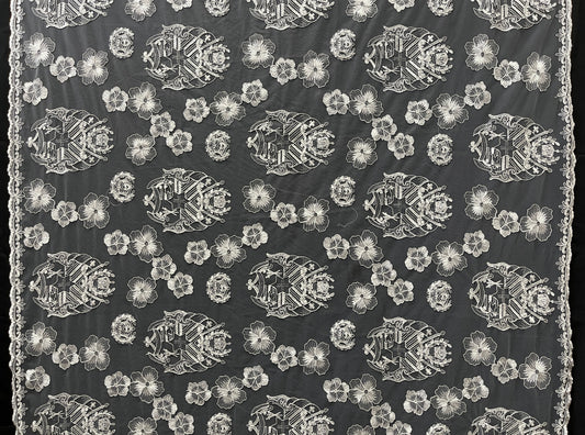 Hibiscus Tonga Seal Lace | Islands Fabric Islands Fabric