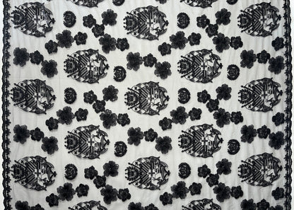 Hibiscus Tonga Seal Lace | Islands Fabric Islands Fabric
