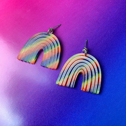 Engraved Double Rainbow