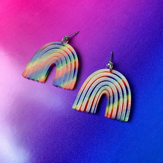 Engraved Double Rainbow