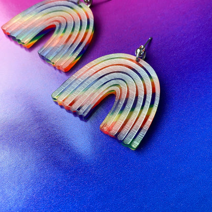 Engraved Double Rainbow