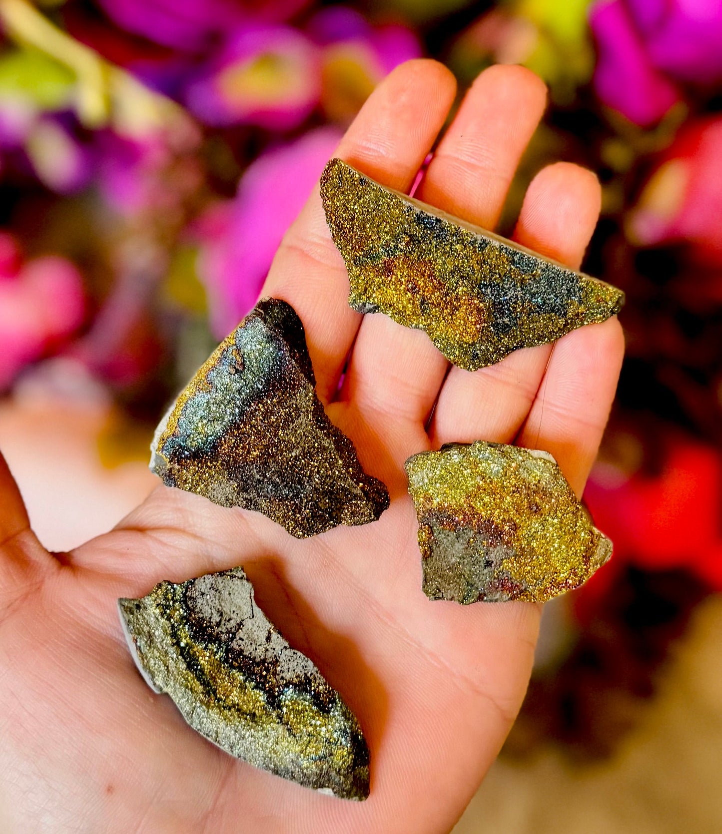 Rainbow Pyrite, Iridescent Pyrite From Ulyanovsk, Russia