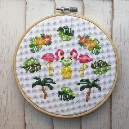 Tropical Counted Cross Stitch DIY KIT Intermediate