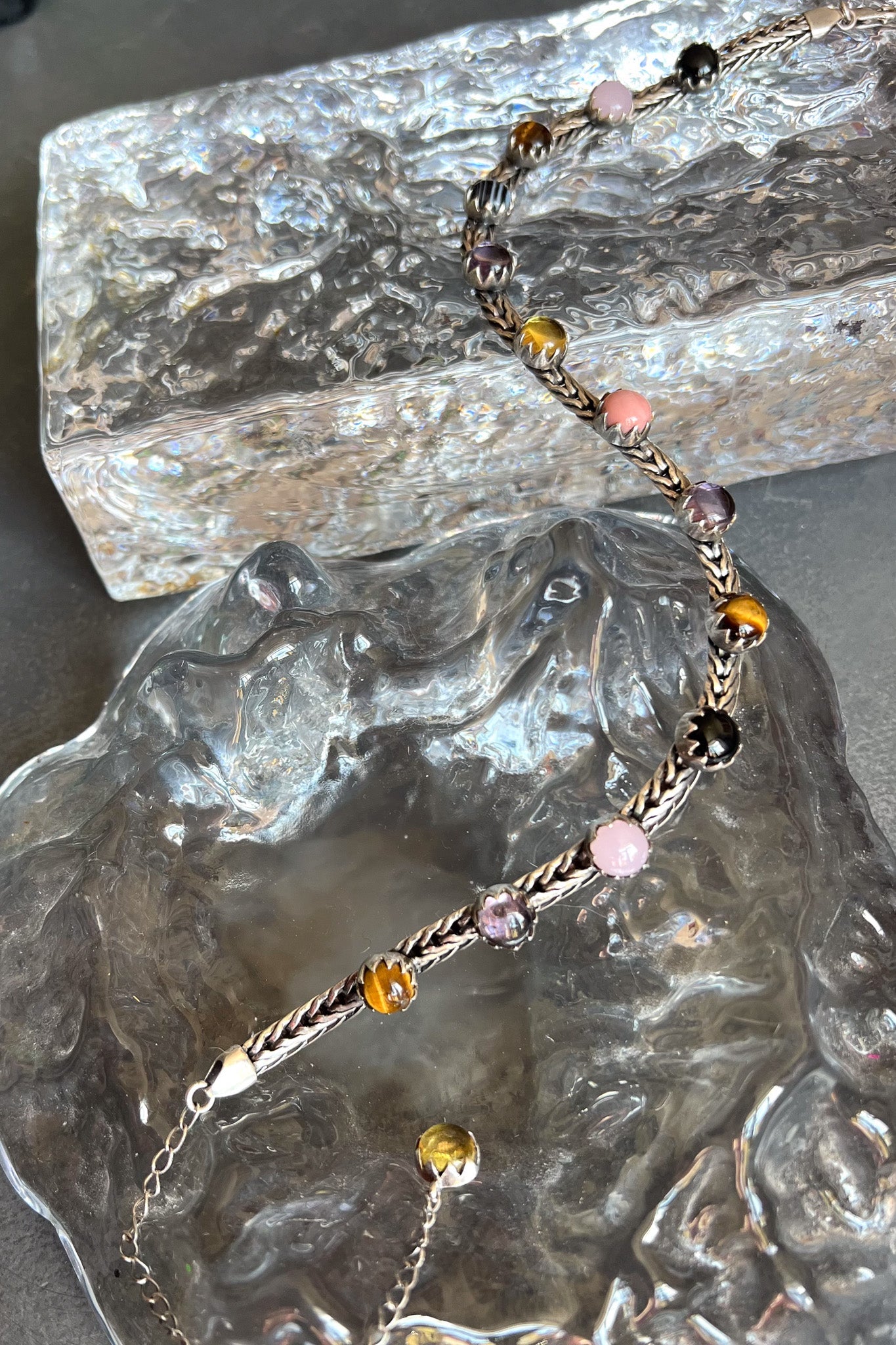Chainmail Choker in Punk Rocks (Silver) SHIPS IN MARCH