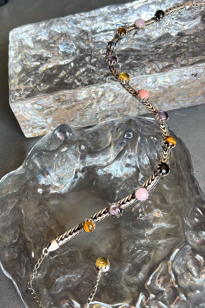 Chainmail Choker in Punk Rocks (Silver) SHIPS IN MARCH