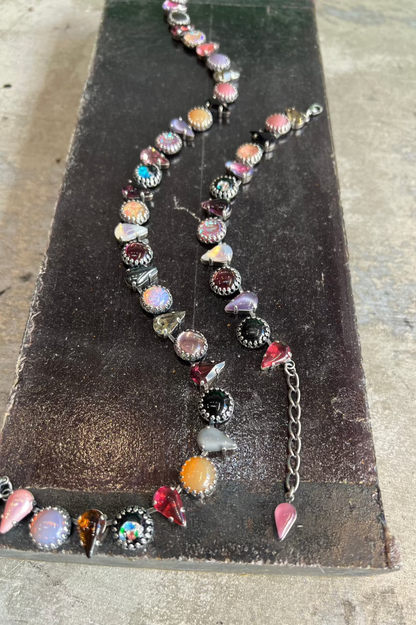Layering Bracelet in Punk Rocks (Silver)