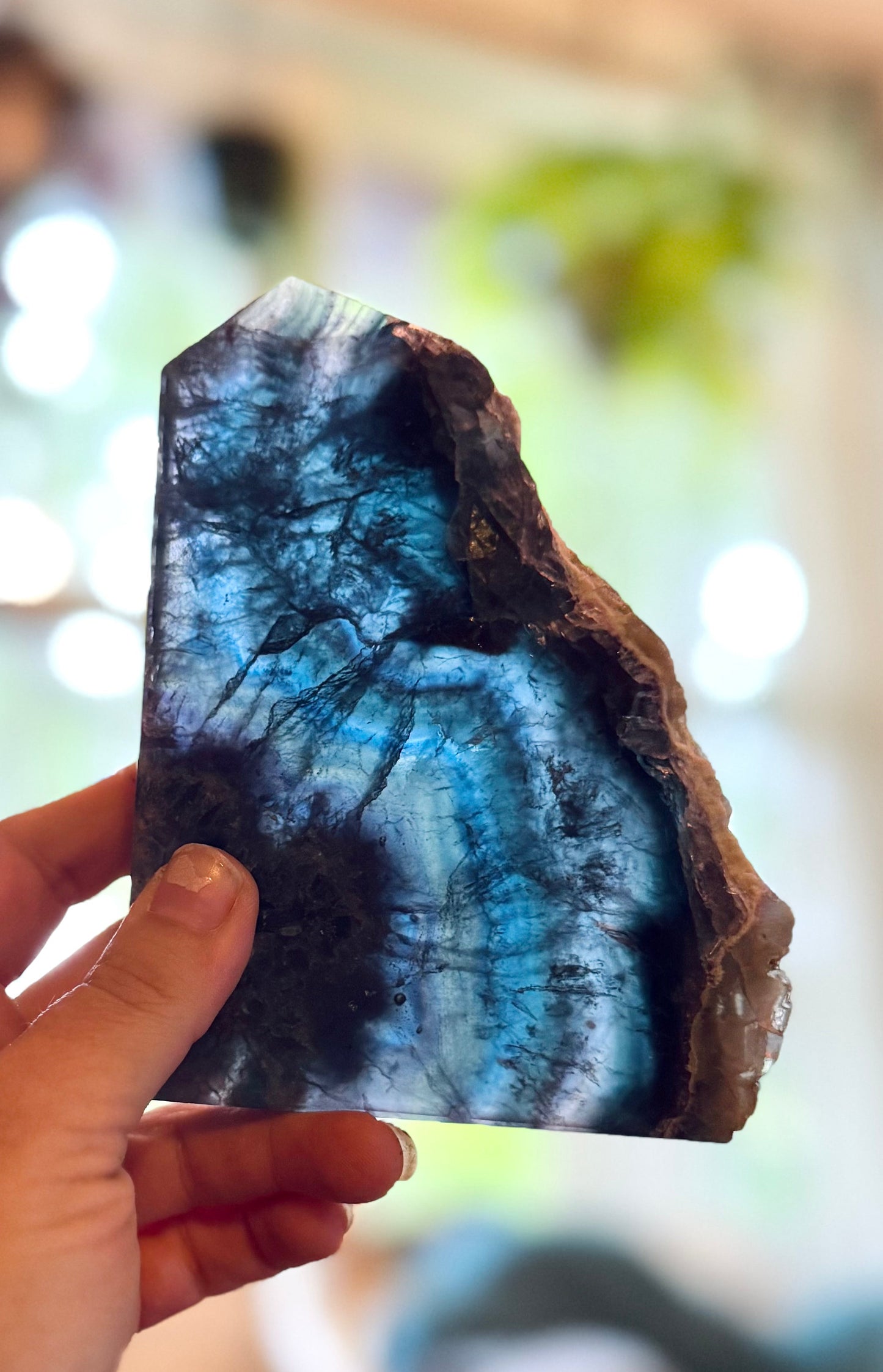 Stunning Fluorite Slices, Fluoresces Pink & Purple