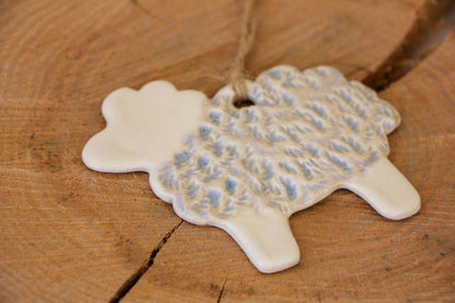 Ceramic Sheep Ornament