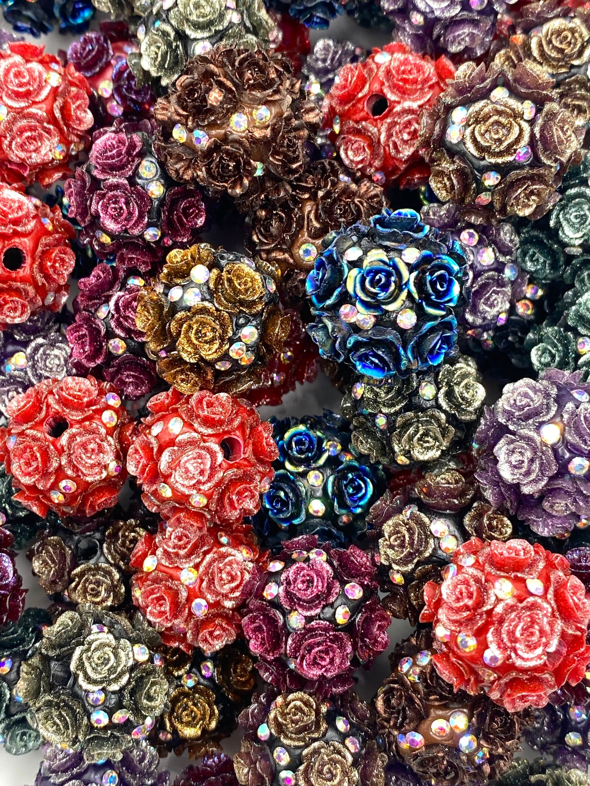 Kiss From a Rose Acrylic Beads Emerald City Beads & Supplies