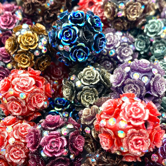 Kiss From a Rose Acrylic Beads Emerald City Beads & Supplies