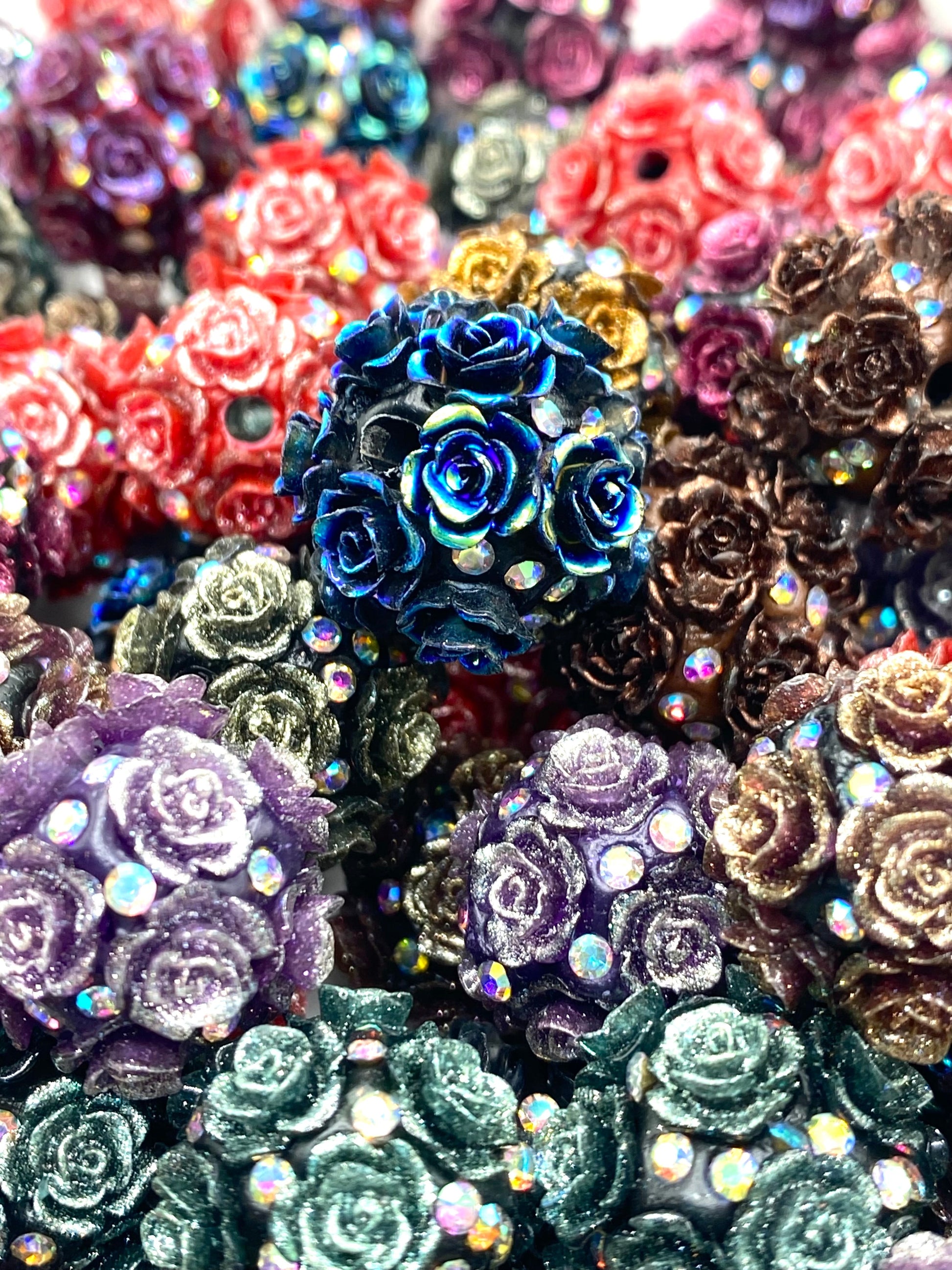 Kiss From a Rose Acrylic Beads Emerald City Beads & Supplies