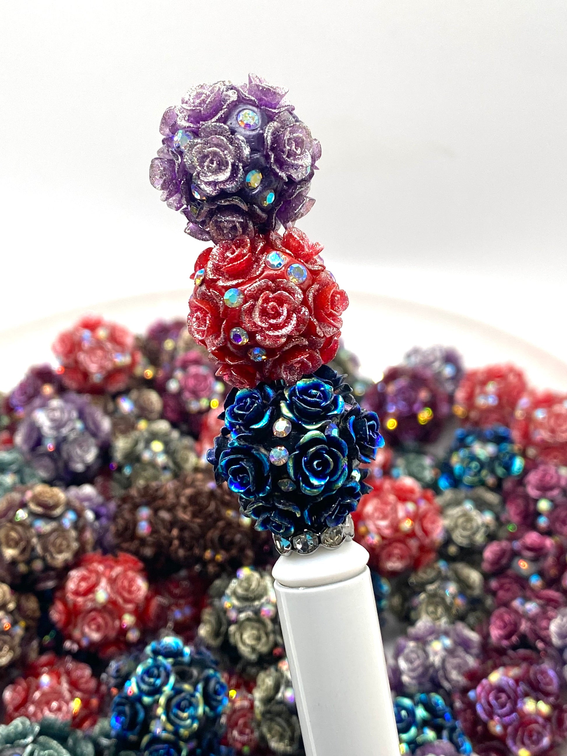 Kiss From a Rose Acrylic Beads Emerald City Beads & Supplies