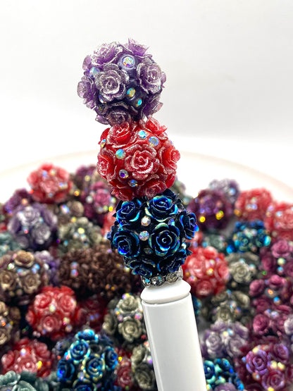 Kiss From a Rose Acrylic Beads Emerald City Beads & Supplies