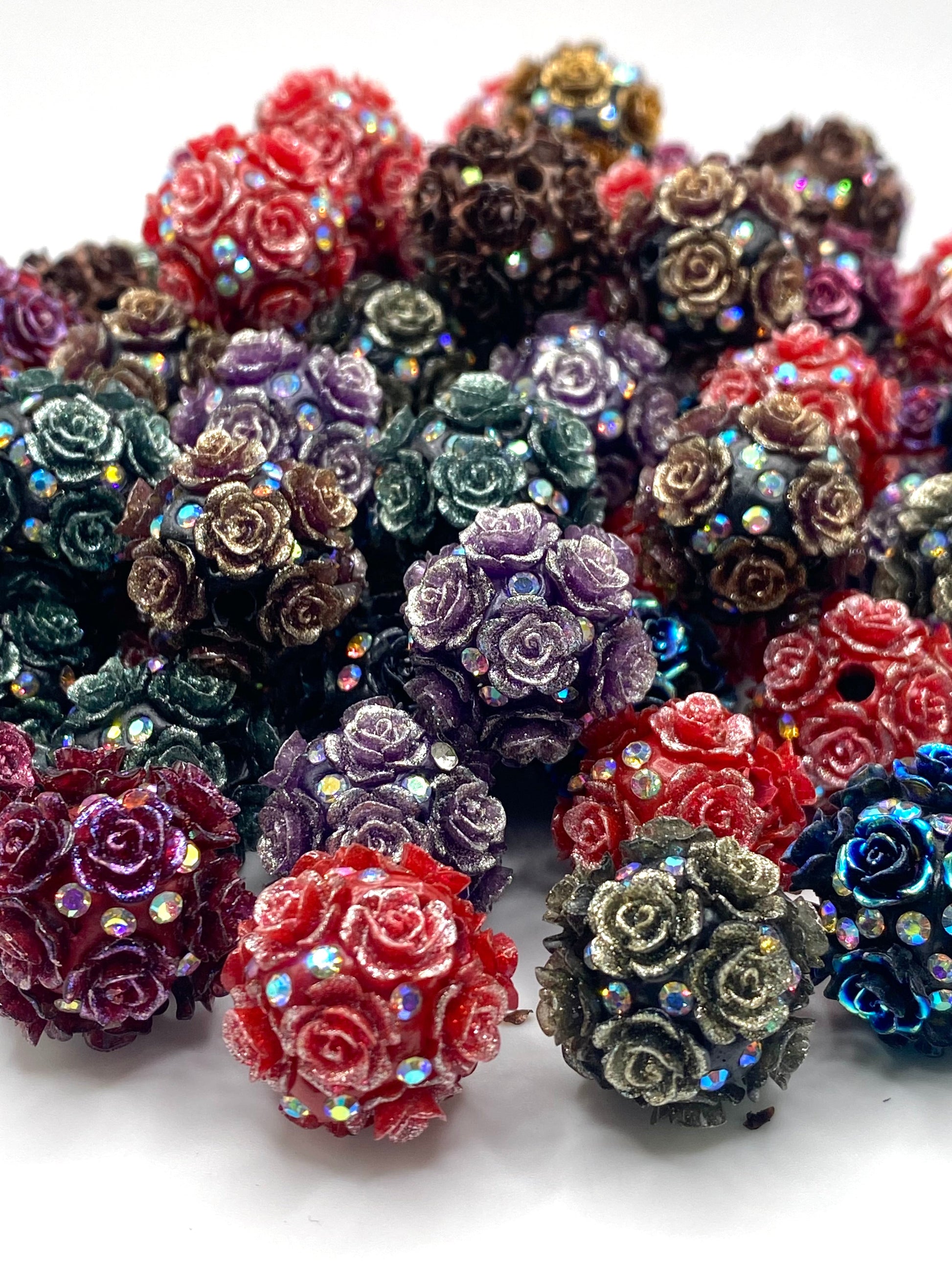 Kiss From a Rose Acrylic Beads Emerald City Beads & Supplies