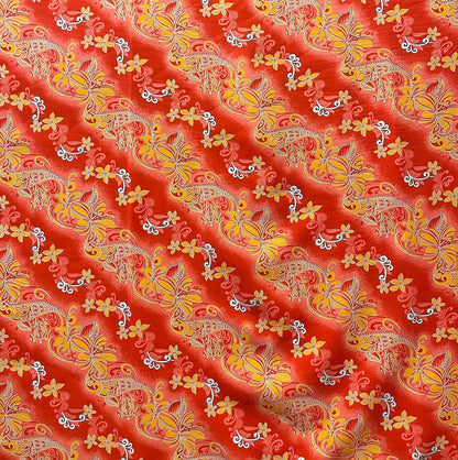 Diagonal Tiare Lei Polyester Fabric | Islands Fabric Islands Fabric