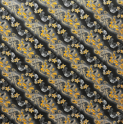 Diagonal Tiare Lei Polyester Fabric | Islands Fabric Islands Fabric