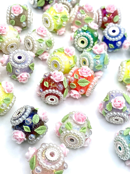 Roses Fall, But The Thorns Remain Fancy Acrylic Beads Emerald City Beads & Supplies
