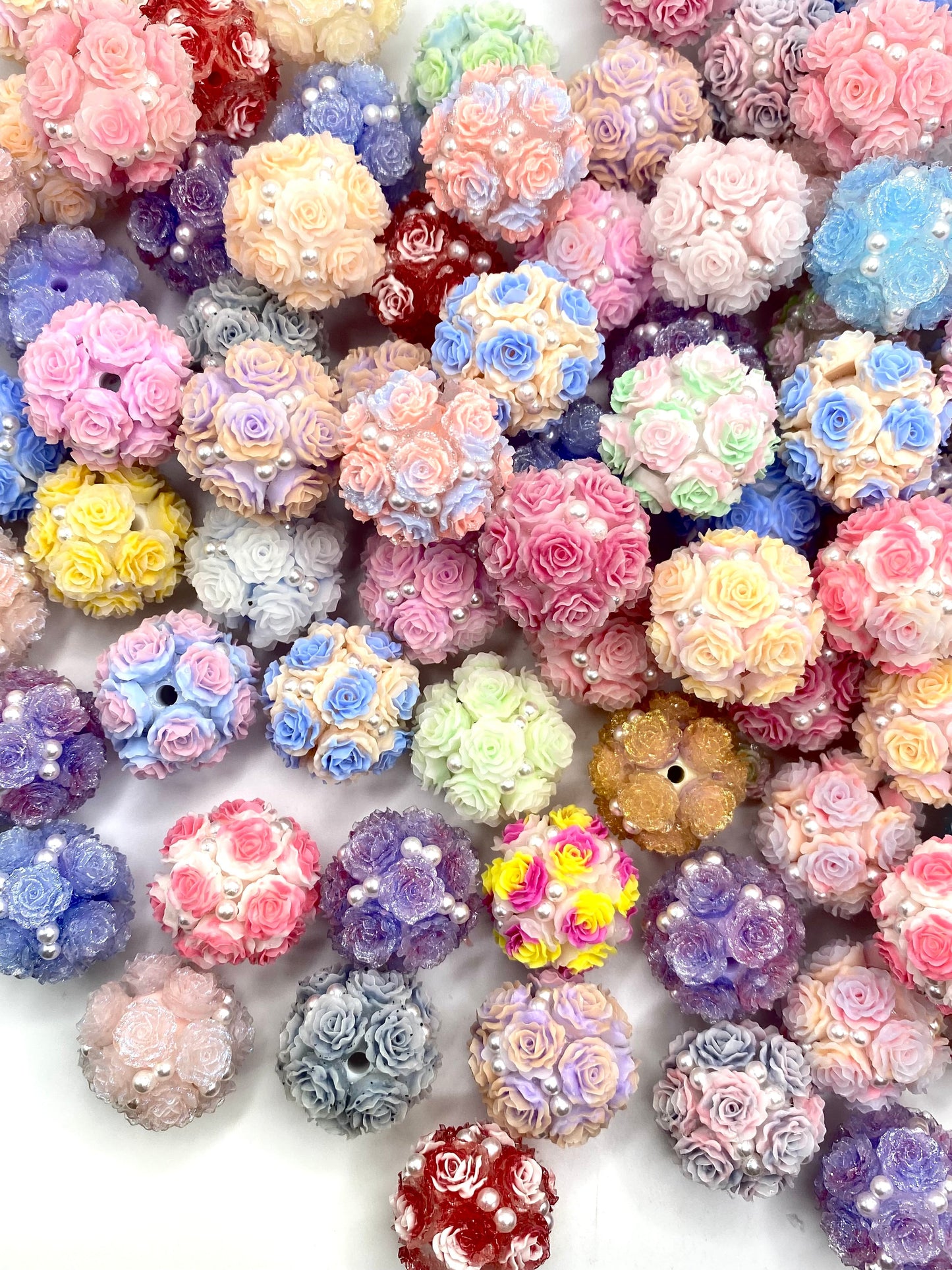 Must Have Flowers, Always and Always Luxury Acrylic Beads Emerald City Beads & Supplies