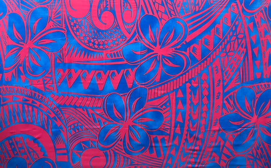 Plumeria Flower Polyester Sarong | Islands Fabric Islands Fabric